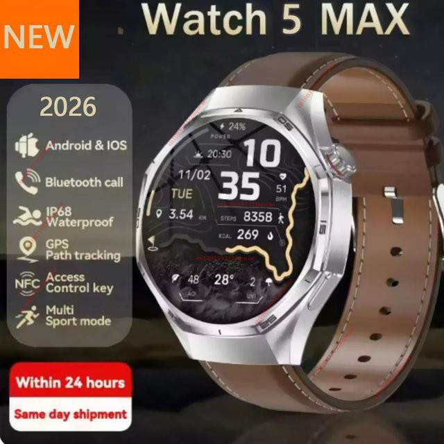 Ola Esporte Smartwatch, Silber, Herren, GPS, Bluetooth, Wasserdicht - Bild 1