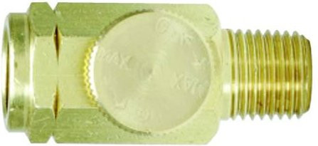 KS Tools 515.3365 Druckluft-Regulierer aus Messing in Gold - Bild 1