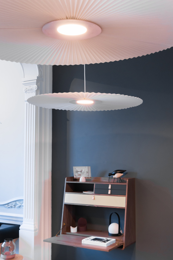 Harto Gaston Wandsekretär in Braun mit Holzoptik für Büro und Wohnzimmer - Bild 2