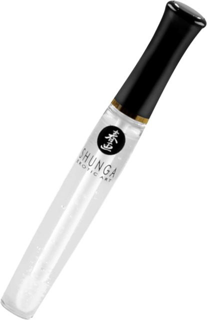 Shunga Divine Oral Lip-Gloss, 10,5 ml, farblos, glänzend - Bild 1