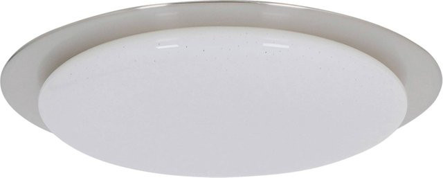 Näve LED Deckenleuchte Auckland dimmbar CCT in Weiß und Stahlfarbig B/H/T: 42 x 7 x 42 cm - Bild 1