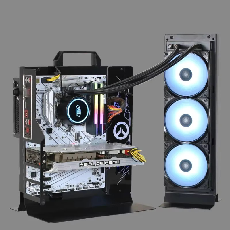 FREEZE MOD DIY Externe Wasserkühlung Dock Mod für 360/420 Radiatoren, Schwarz - Bild 2