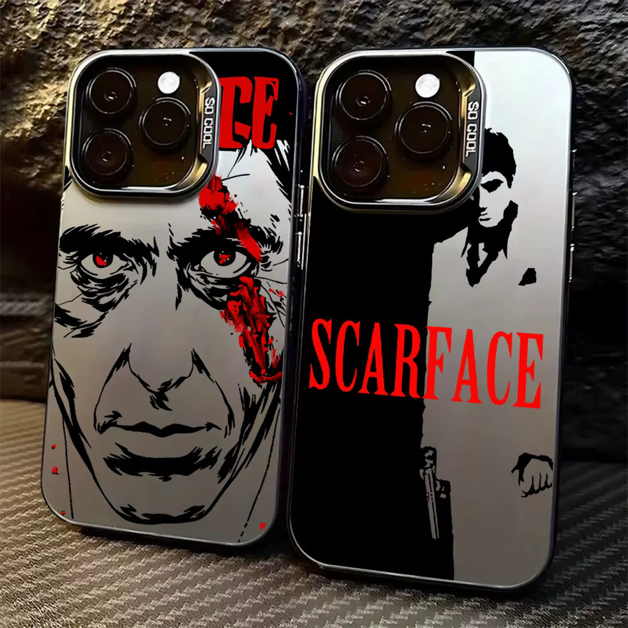 S-Scarface Schutzhülle für Samsung Galaxy S26 S25 S24 S23 S22 S21 FE Ultra Plus mit mattem Anti-Fall-Design - Bild 1