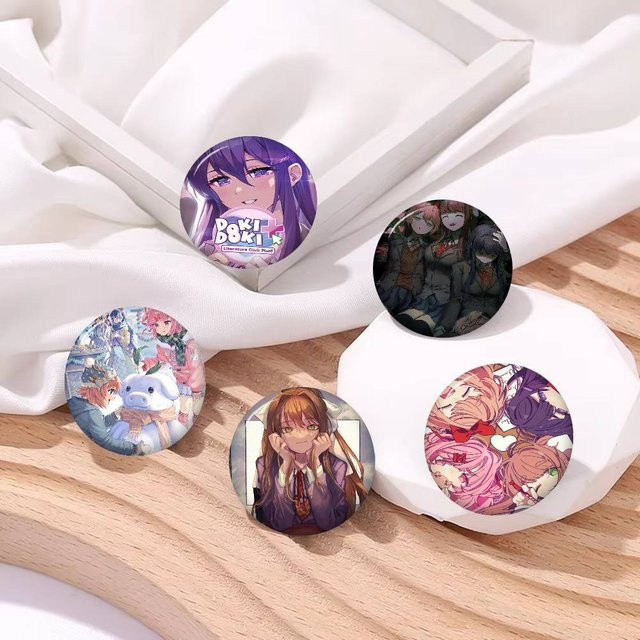 Ansteckbutton Doki Doki Literature Club!, Metall, Kinder - Bild 1