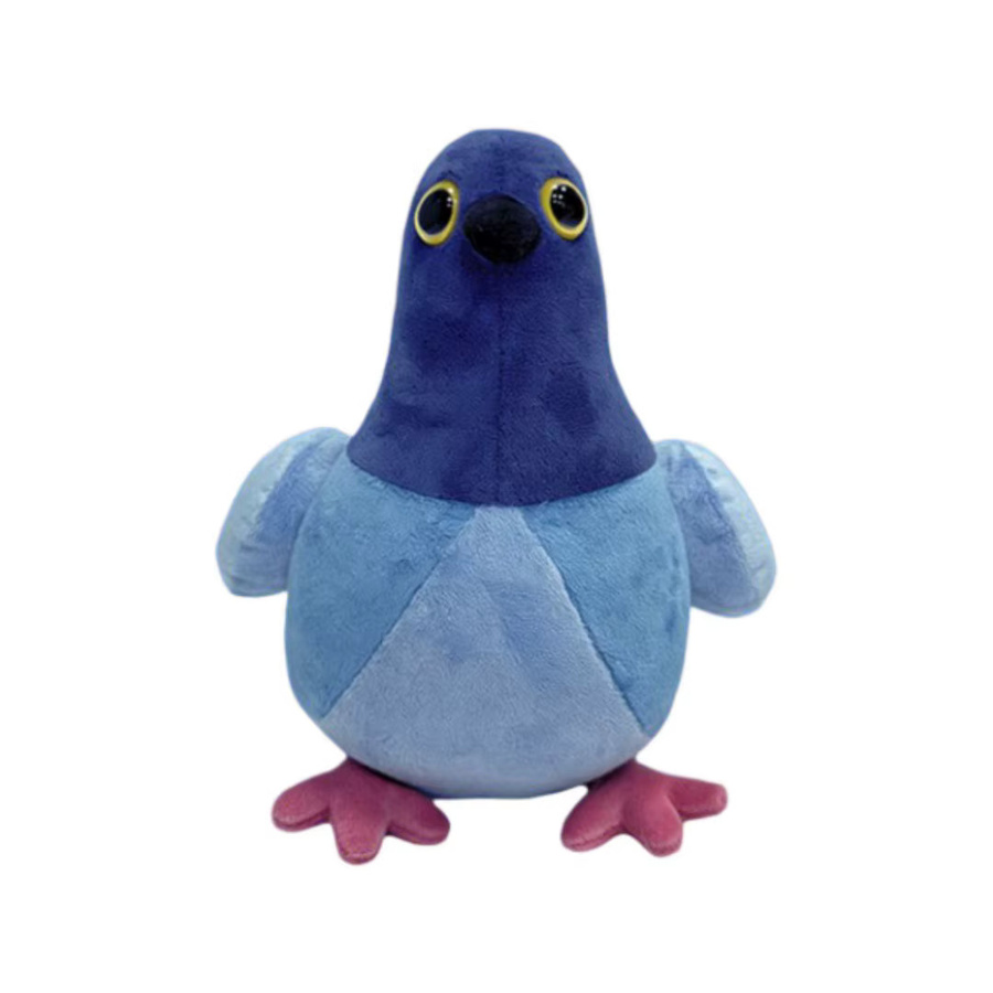 BOOKFONG Verrücktes Tauben-Spiel, Plüsch-Tauben Stofftier, Blau - Bild 4