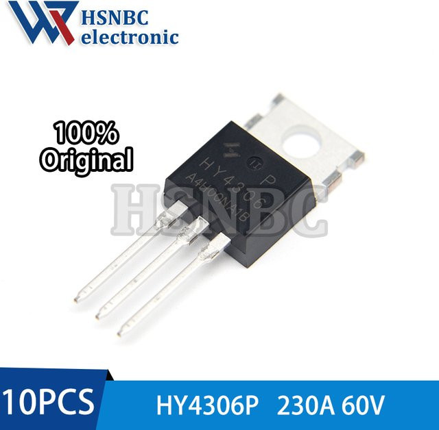 10 Stück HSNBC HY4306P HY4306 N-Kanal Power MOSFET Transistor in Schwarz - Bild 1