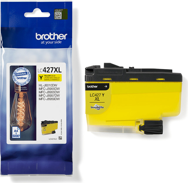 Original Brother Tintenpatrone LC427XLY Gelb für Inkjet-Drucker - Bild 1
