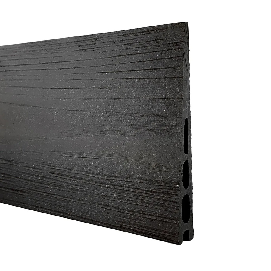 GartenLand WPC Zaun Set Schwedenprofil in Anthrazit mit Holzstruktur, Breite: 20 cm - Bild 2