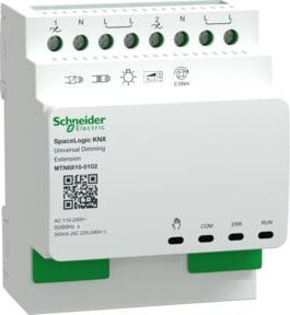 Schneider Electric SpaceLogic KNX Dimmer Erweiterungsmodul MTN6810-0102 in Weiß für DIN-Schiene - Bild 1