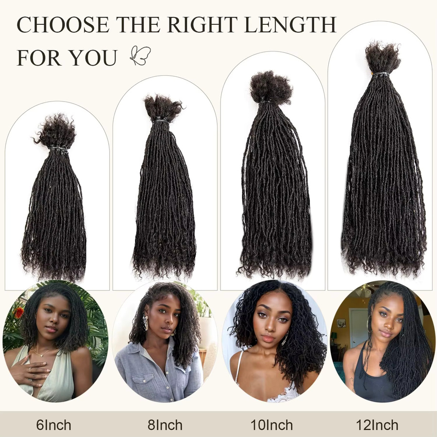 MAKI Dreadlock Extensions, 2 mm, 100 % Echthaar, Unisex - Bild 4