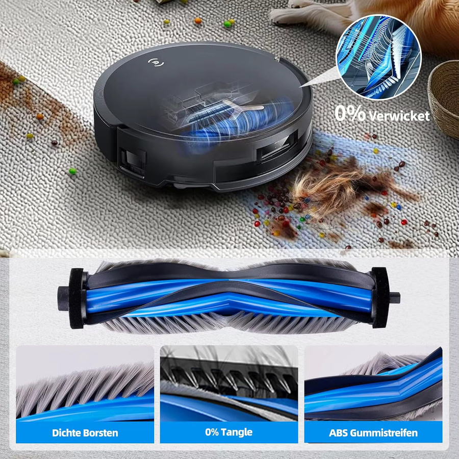 Ecovacs Zubehör-Set für T50 PRO OMNI GEN 2 Roboterstaubsauger mit Hauptbürsten, Seitenbürsten, Wischtüchern, HEPA-Filtern und Staubbeuteln in Multicolor - Bild 2