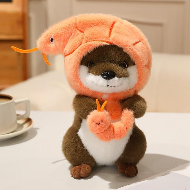Yiran toy Fischotter Plüschtier, 22cm, Meerestiere - Bild 1