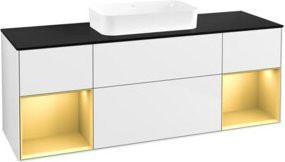V&B Waschtischunterschrank Finion in Weiß lackiert, B/T/H: 160 x 50,1 x 50,1 cm - Bild 1