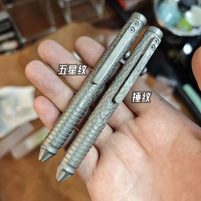 Multifunktionaler VALYRIAN EDC-Stift aus Titan- und Zirkoniumlegierung in Schwarz und Grau - Bild 1