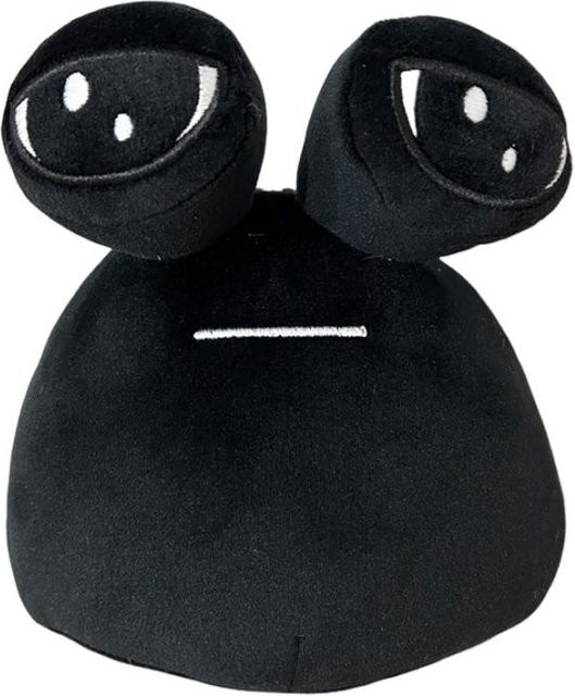 Yiran toy Pou Plüschtier, Alien Kuscheltier, Schwarz - Bild 1