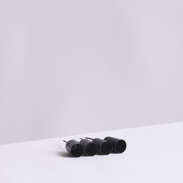 Stabkerzenhalter Set von BLUME2000 in Schwarz aus Metall mit modernem Design - Bild 1