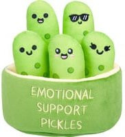 Just Play Emotional Support Pickles Kuscheltier Gurke aus Plüsch - Bild 1
