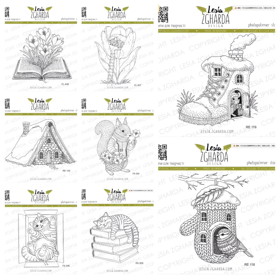 Stempelset Weihnachtsbaum-Kollektion mit Märchenhaftem Karottenhaus für Scrapbooking und DIY-Grußkarten, transparente Prägeschablone aus Kunststoff - Bild 1