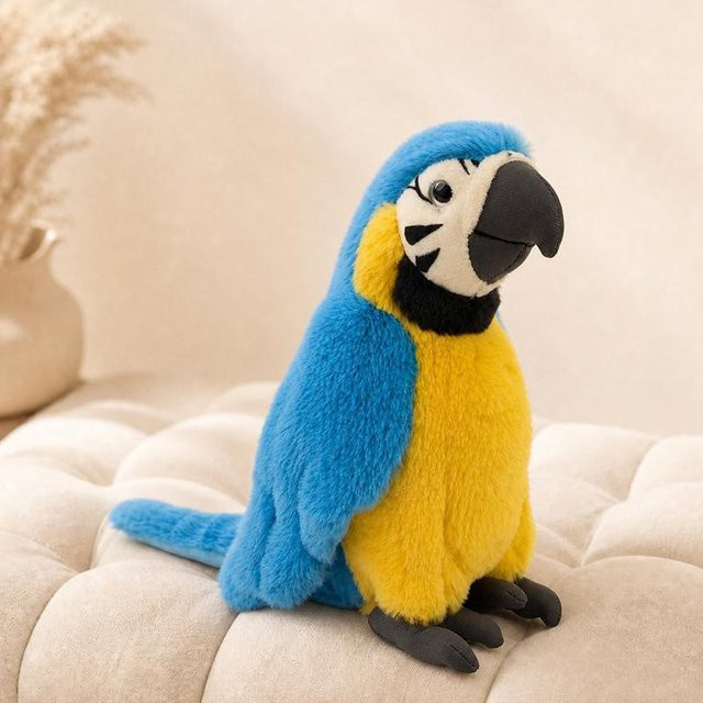 Yiran toy Papageien-Plüschtier, Ara-Puppe, 25cm, ab 0 Jahre, bunt - Bild 1