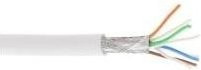 InLine Patchkabel Cat.6A S/FTP PiMf Ethernet LAN weiß 100m - Bild 1
