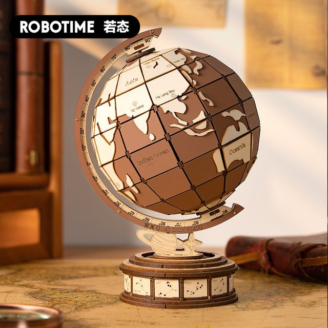 Robotime Weltraum 3D-Holzpuzzle, Modellbau, Holz - Bild 1