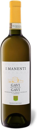 I Manenti Gavi di Gavi DOCG Cortese trocken Weißwein 2025 0,75 l