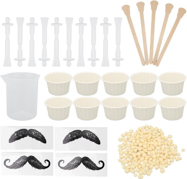 FunCouples Nasenwachs-Set, Nasenhaarentferner mit Wachsperlen, Unisex - Bild 1