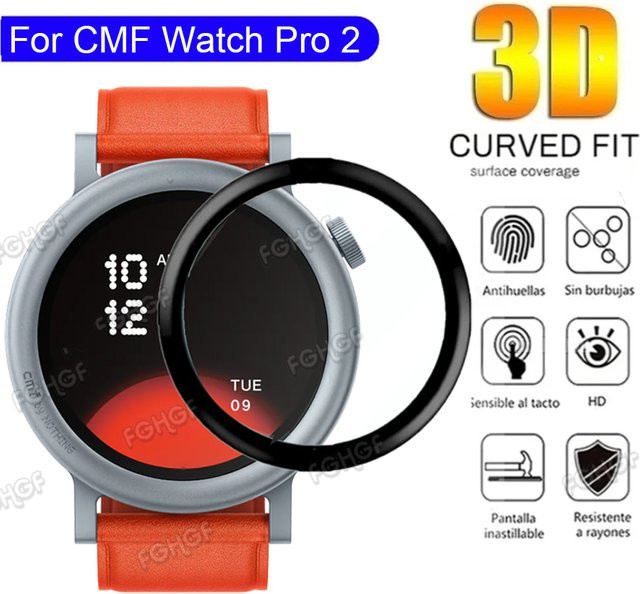 CMF by Nothing Displayschutzfolie, transparent, CMF Watch Pro 2 - Bild 1