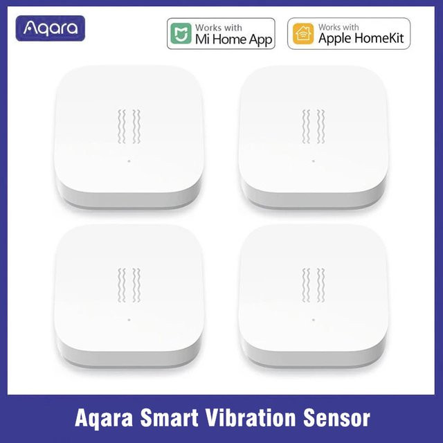 Aqara Smart Vibration Sensor Zigbee Schock- und Bewegungssensor in Weiß für Xiaomi Mijia und Apple HomeKit - Bild 1