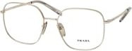 Prada PR A59V Korrektionsbrille, Vollrand, Quadratisch, Metall, Silber, Damen - Bild 1