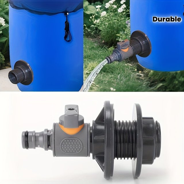 2 Stück Tap Connector Anschluss mit 1/2 Zoll DN15 Außengewinde für Bewässerung und Regentonzapfen - Bild 1