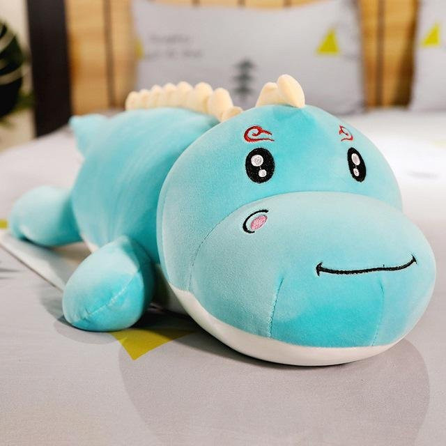 Pangcangshu Dinosaurier-Plüschtier, Dinosaurier, 80cm, Blau - Bild 1