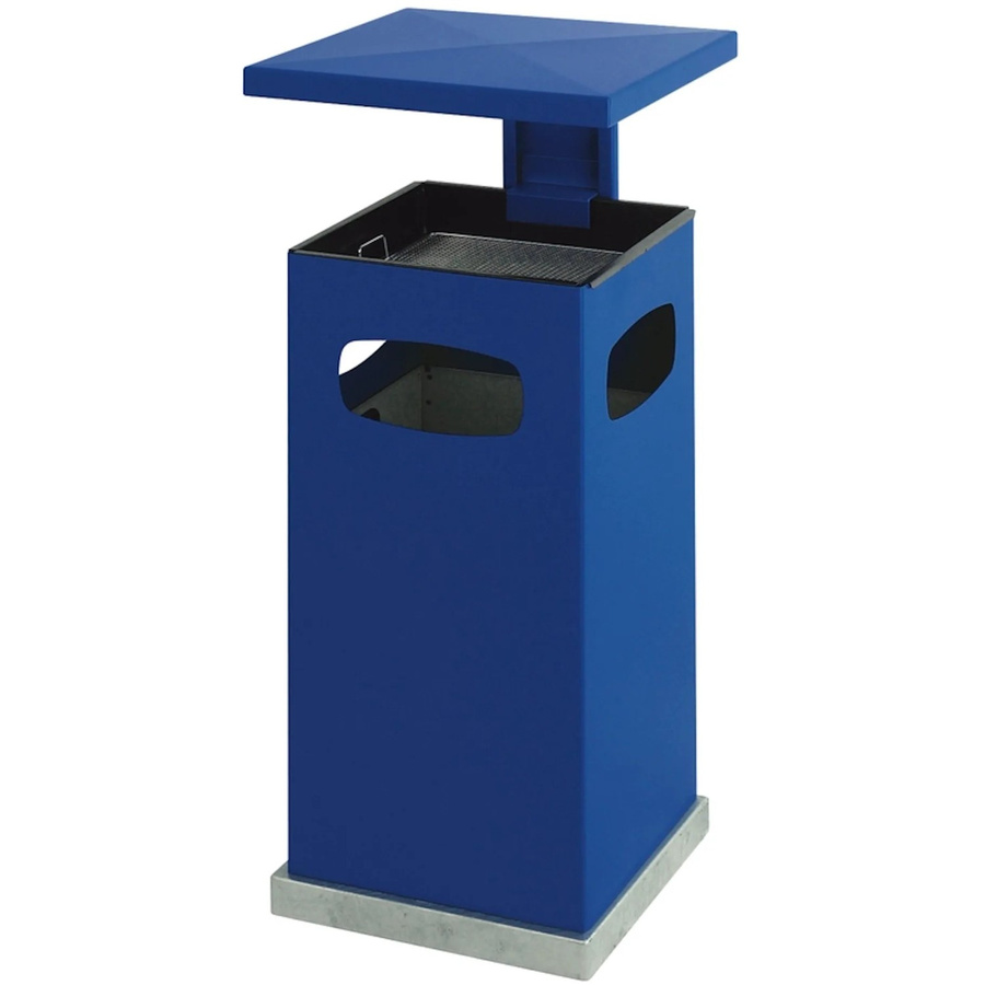 PROREGAL Metall Kombischrank mit abnehmbarem Dach in Blau, H x B x T: 91 x 39,5 x 39,5 cm - Bild 2