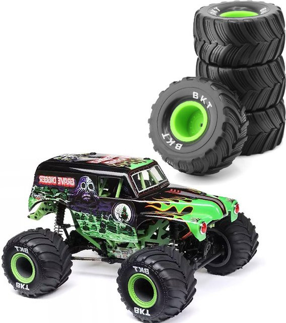 Traxxas Gummireifen- und Felgenset, 100 x 52 mm, 12 mm Sechskant - Bild 1