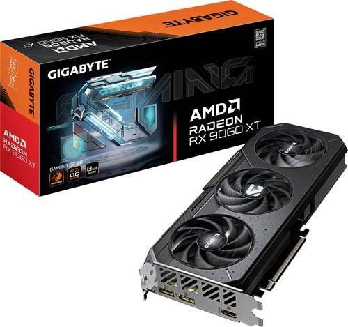 Gigabyte Radeon RX 9060 XT Grafikkarte 8GB Schwarz - Bild 1