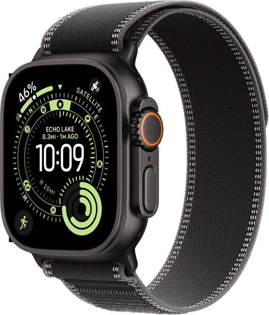 Apple Watch Ultra 3 Smartwatch, Titanium, 49mm, GPS, Cellular, Schwarz, Unisex - Bild 1
