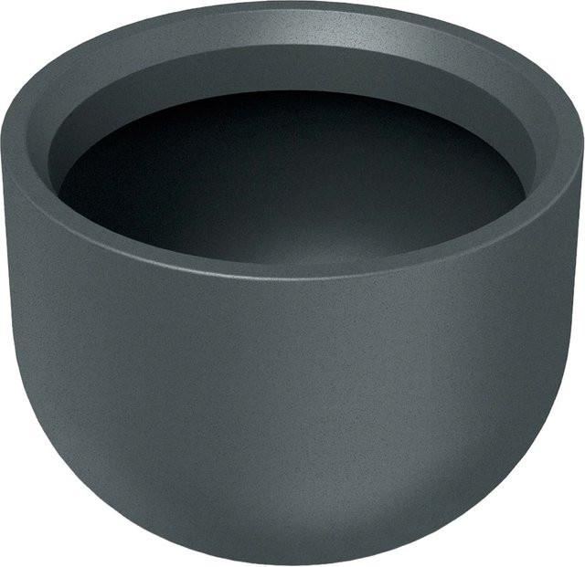 Prosperplast Blumentopf Molta in Graphit, Durchmesser: 48 cm, Höhe: 35 cm - Bild 1