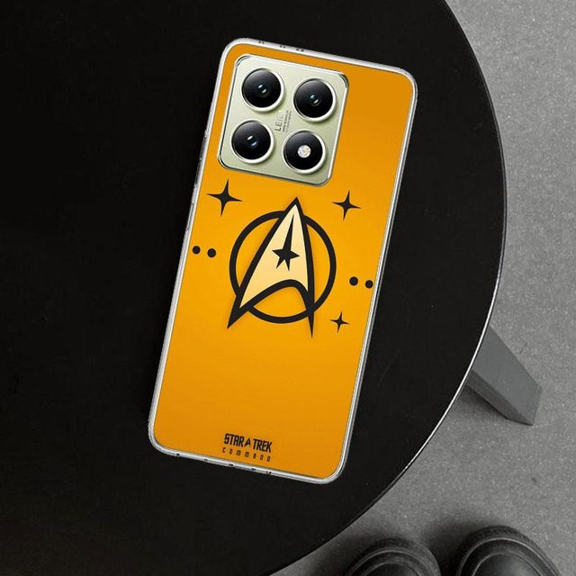 Star Movie T-Trek Handyhülle Cover für Xiaomi Redmi Note 15 14 13 12 11 Pro Plus 14S 12S 11S 11T 11E 10S 10 in Gelb - Bild 1