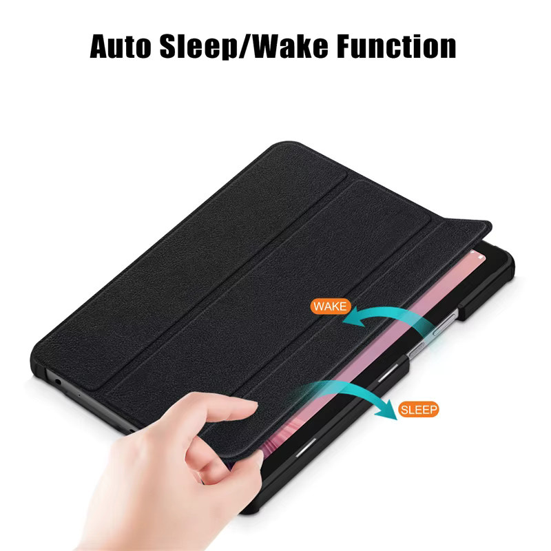 Magnetische Smart Cover Schutzhülle aus PU Leder für Lenovo Tab M9 (9 Zoll) mit Standfunktion - Bild 2