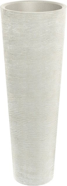 Prosperplast Blumentopf Tubra Schlank Hoch in Sand, Durchmesser: 48 cm, Höhe: 135 cm - Bild 1
