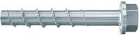 Fischer Betonschraube UltraCut FBS II 8x55 Selbstbohrend mit U-Scheibe und Sechskant, Silber galvanisiert, 50 Stück - Bild 1
