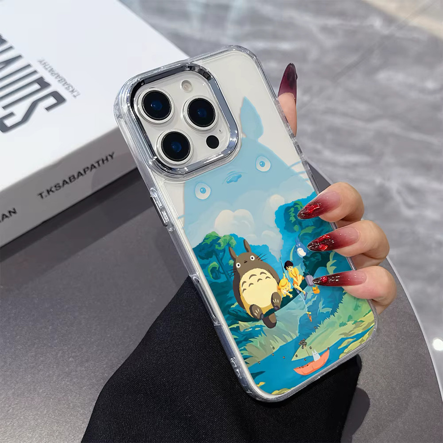 Niedliche Totoro Handyhülle für Xiaomi Mi 15 14T 14 12T 11T 11 Lite Poco M7 X7 X6 F5 F6 X5 X4 GT Pro 4G 5G in Multicolour - Bild 3