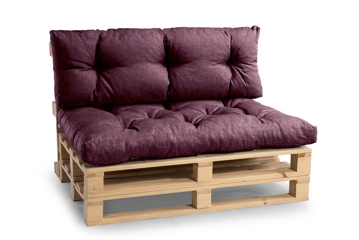 FAVRE Palettenkissen Set PPI mit Sitzkissen und Rückenlehne - Bild 1