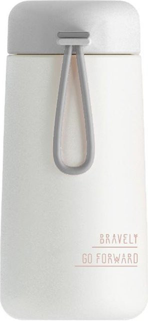 Yiran Furniture Tragbarer Kompakter Edelstahl-Thermosbecher in Pink, Blau, Grau oder Weiß, 270ml - Bild 1