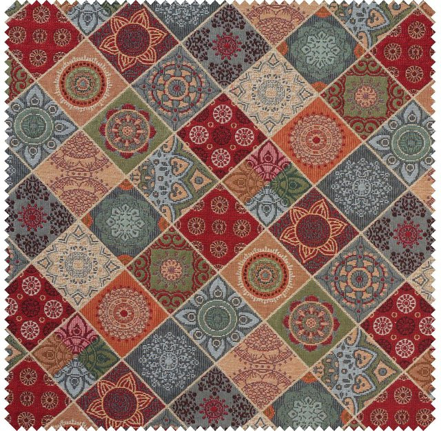 Globaltex Gobelin-Stoff Portugal in Multicolour - Bild 1