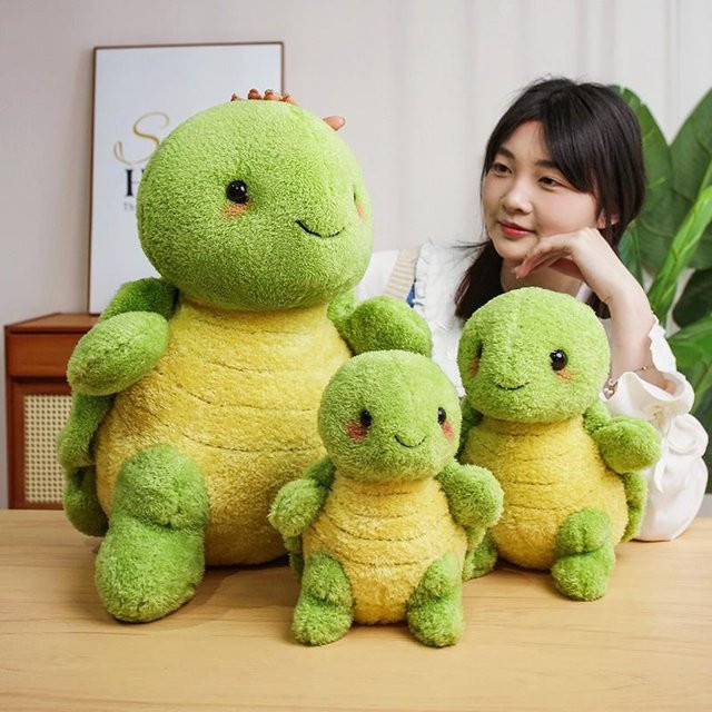 Kidsly Schildkröte Plüschtier, Grün, 50cm - Bild 1