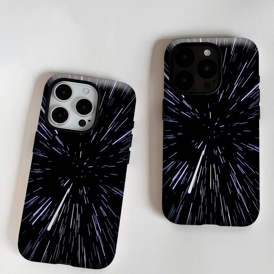 Potdemiel Streaking Starlight Handyhülle für iPhone 17 16 15 14 13 Pro Max Plus, robuste doppelschichtige magnetische Hülle, Multicolour - Bild 5