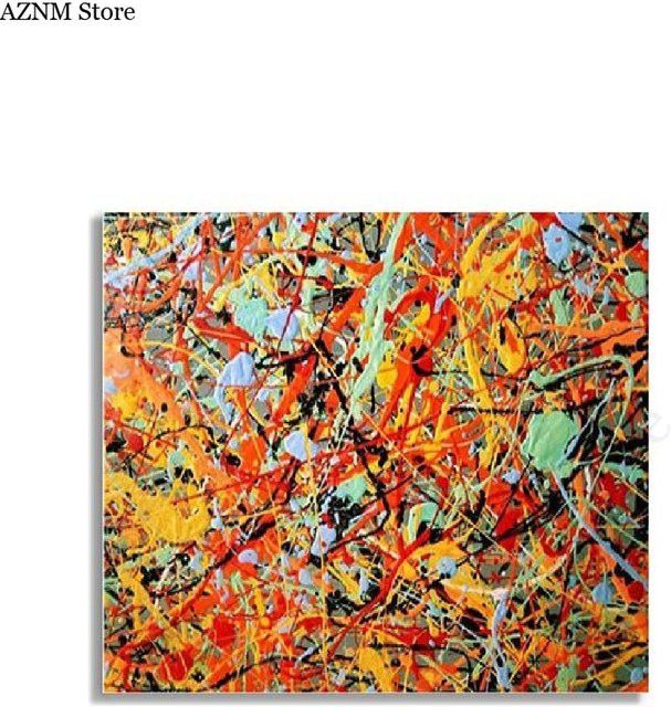 Potdemiel Leinwandbild Abstract Expressionism und Psychedelic Poster Print zur Dekoration von deinem Zuhause oder Schlafzimmer - Bild 1