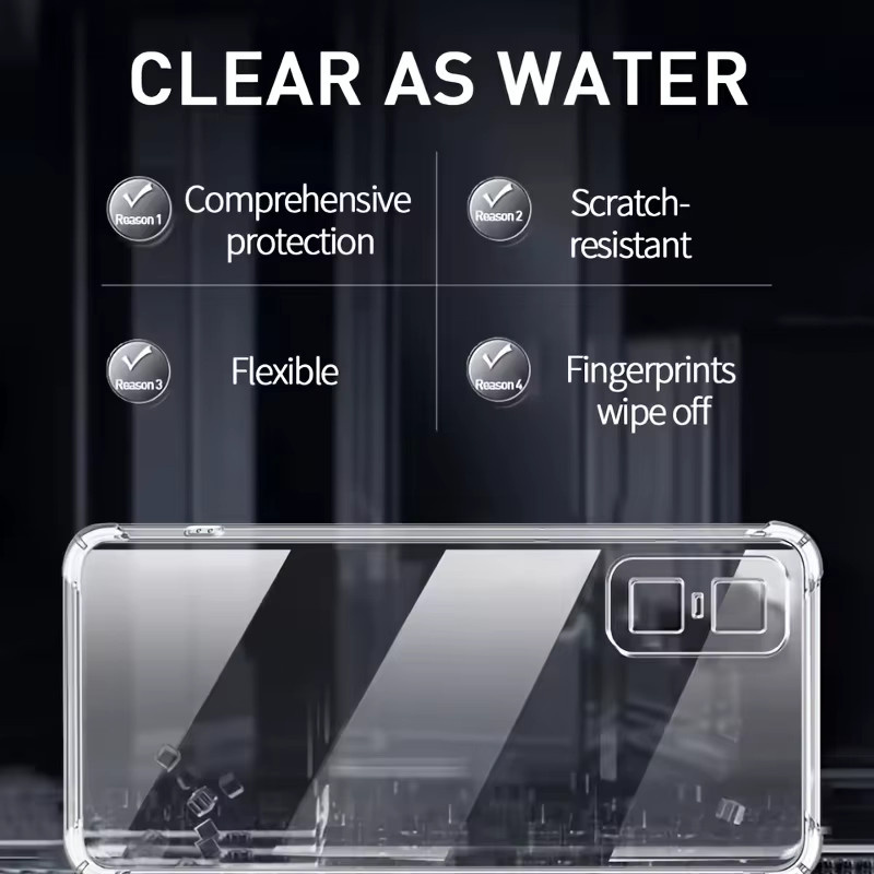 Transparente Silikon Schutzhülle aus weichem TPU für dein Infinix GT 30 Pro 5G - Bild 5