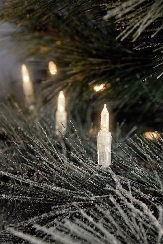 Konstsmide Mini-Lichterkette für Außen mit 40 warmweißen LEDs, netzbetrieben, Länge: 5,85 m - Bild 1